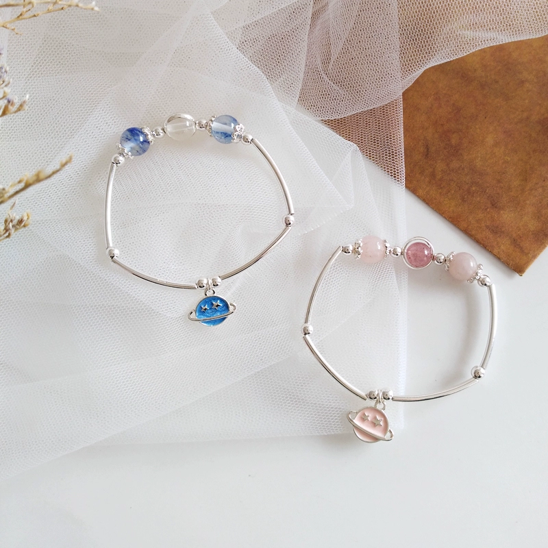 Nhật Bản và Hàn Quốc khí chất tối giản cô gái mơ mộng vòng tay mặt trăng thời trang kết cấu kim loại hoang dã 婉 về trang sức công chúa - Vòng đeo tay Clasp