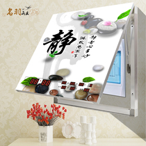 Perennial electric meter box decorative painting vertical version with clock hydraulic distribution box power box switch shielding painting vertical