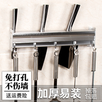 Knife holder wall-mounted kitchen simple non-perforated multifunctional household storage hook tools kitchenware storage aluminum alloy