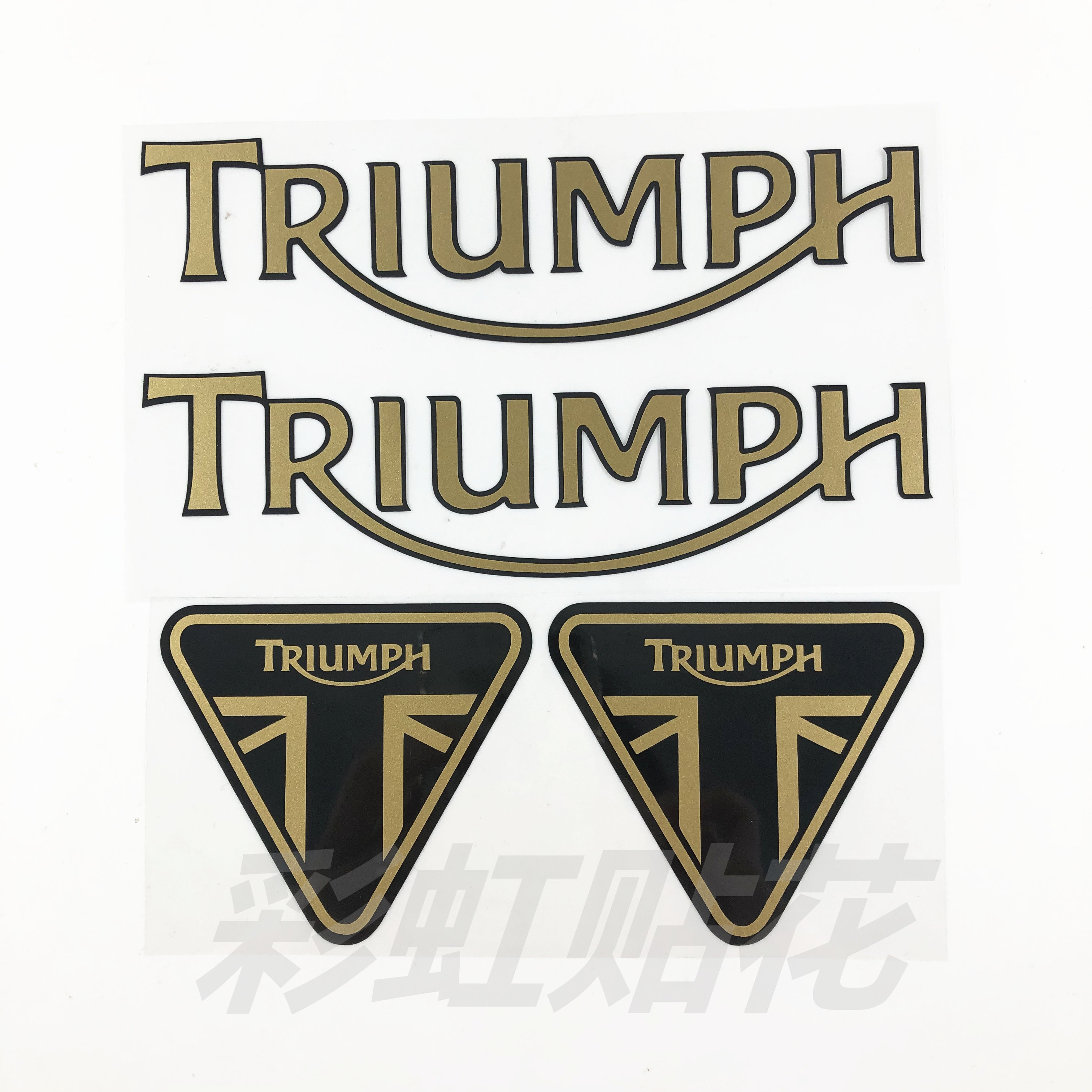 Suitable for Triumph Bobber modified fuel tank sticker street TWIN three-dimensional reflective LOGO T120 helmet sticker