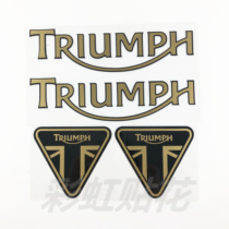 Apply triumphant Bobber modified fuel tank sticker street TWIN stereoscopic reflective LOGO T120 helmet sticker