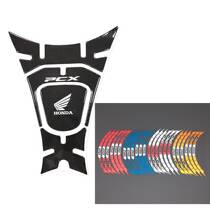 Apply to Honda PCX 150 fuel tank with waterproof 5D carbon brazing modified foot pad sticker