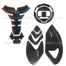 Applicable to BMW S1000rr sticker carbon fiber fuel tank with scraping protection side sticker fish bone sticker cap