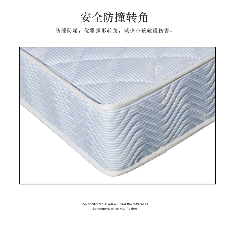Khách sạn cao cấp Wan Bảo Bảo Wan Simmons nệm mat BD901 túi độc lập nệm lò xo chống cháy đối mặt vải - Nệm nệm kymdan 1m6