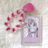 Высококачественный картхолдер, акриловый брелок, прозрачная подвеска, аксессуар