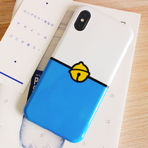 Blackhouse small black house robot cat phone case Doraemon small jingle iPhone11promax bright face