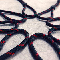 Blackhouse small black house L C mobile phone lanyard black red stripes short model very simple mobile phone lanyard