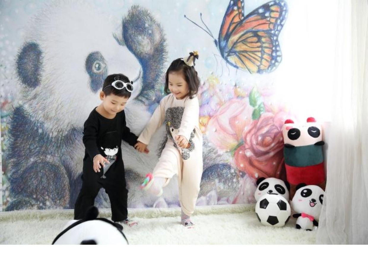 Bộ đồ ngủ trẻ em chống đá 2 quần áo cỡ lớn 3 mùa xuân và mùa đông trẻ em jumpsuit cotton dài tay 5 bé 4 bé romper jumpsuit bé gái đáng yêu