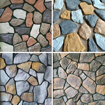 Cultural stone chaotic stone cultural brick cement brick villa exterior wall brick tile artificial non-natural indoor wall European style