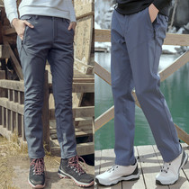 Pathfinder soft shell pants 19 autumn and winter New outdoor mens and womens anti-splashing soft shell pants TAMH91288 92289