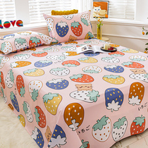 100 % pure cotton thickness single double 1 5 m full cotton pillow sleeve single student dorm 3 piece set 2