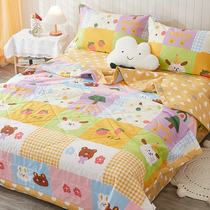 Summer Cool is four pieces of pure cotton cotton machine washing air conditioner by summer thin childrens baby summer
