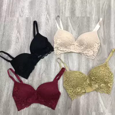 Cabinet 1000 Taiwan order cabbage price four color into mulberry silk gathering underwear bra women
