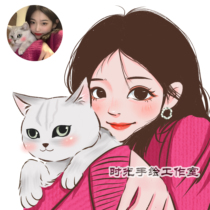 Q version of the hand-drawn avatar custom live photo to cartoon cartoon design draft WeChat couple avatar wedding gift