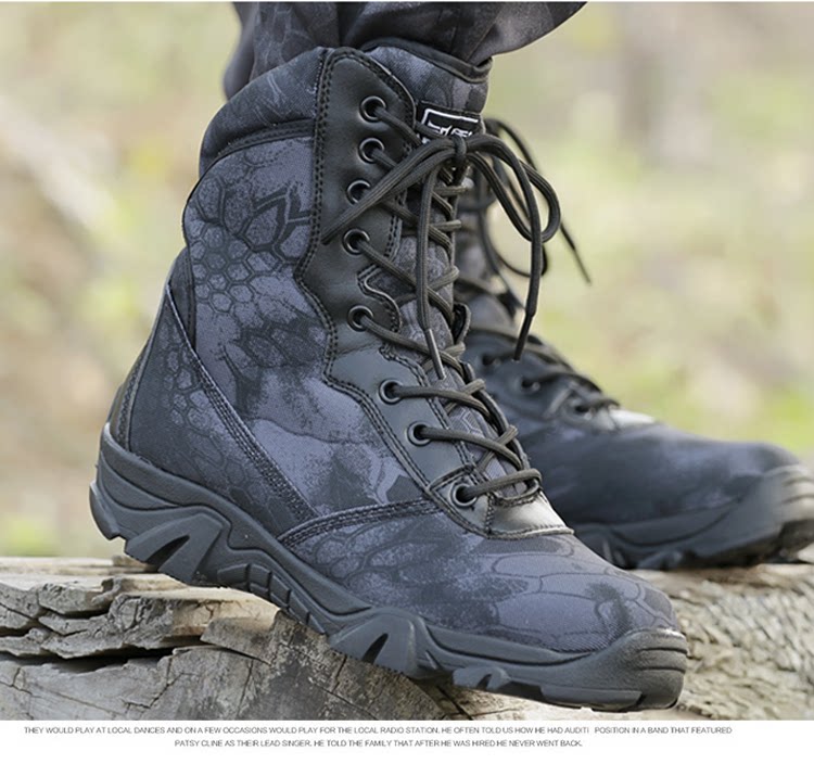 Boots militaires pour homme - amortissement - Ref 1398376 Image 21