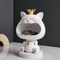 Entrance to the family Entrance Door Shoe Cabinet Key Containing Swing for sale Cat Living Room TV Cabinet Creative Joe New Residence Gift