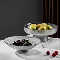 Light Extravagant Glass Fruit Tray Hem room Dining Room Tea Table Home Modern Net Red New Year Snack Tray Jo Relocation New Residence Gift