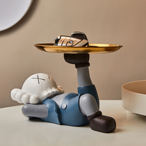 Violent Bear Entrance Door Key Entrance Door Key Containing Swing modern Living room Desktop tray Joe Relocating New Residence Gift