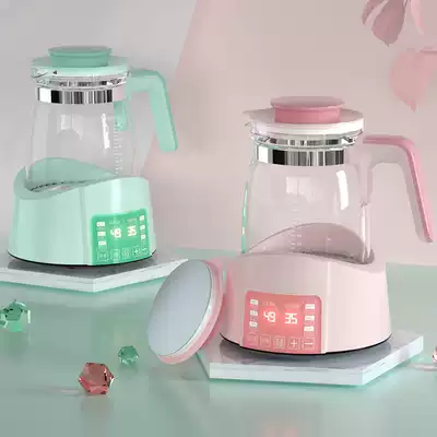 Intelligent insulation German transparent glass electric kettle Kettle health kettle thermostat constant temperature large capacity automatic