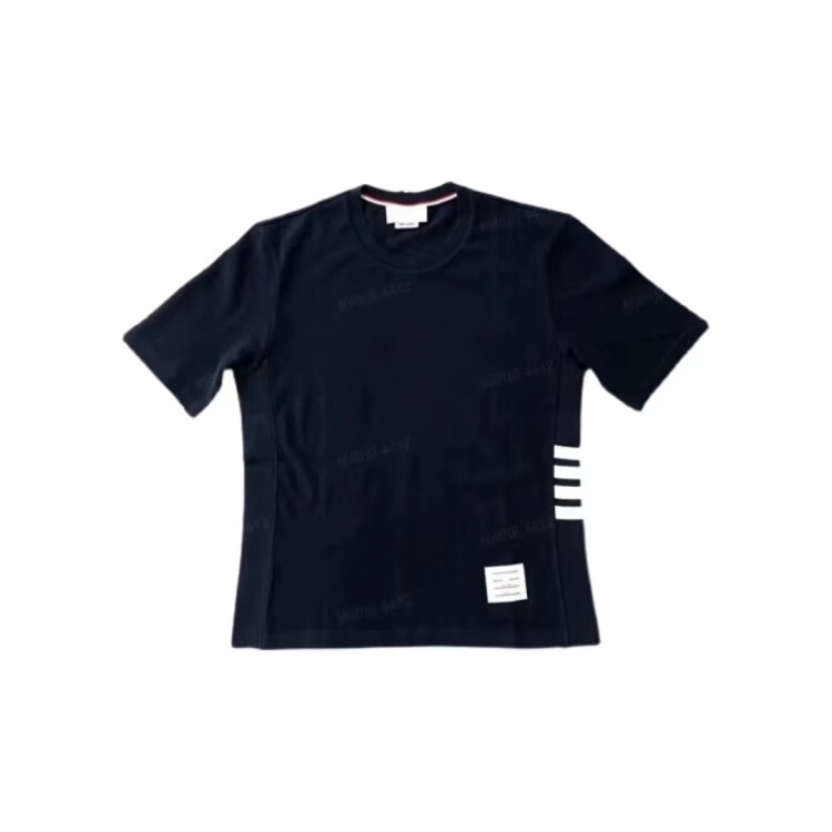 Thom Browne Men's Round Neck Pullover Short-Sleeved T-Shirt Mjs219A
