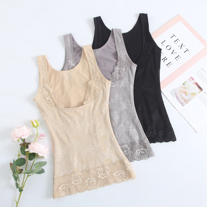 Body-shaped vest collection belly blouses woman postpartum bundle waist minus belly meme body shaping lingerie bouquet without curbside-Taobao