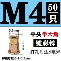 M4 Caiping Head Hald Hexagon [50 один]