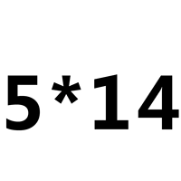 Голубой M5*14