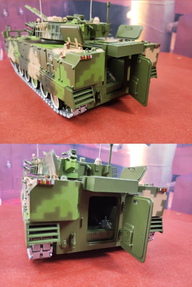 04A xe tải hạng nặng hợp kim mô hình 04 xe tăng thế hệ thứ hai xe tăng đã hoàn thành trang trí quà tặng quân sự tĩnh