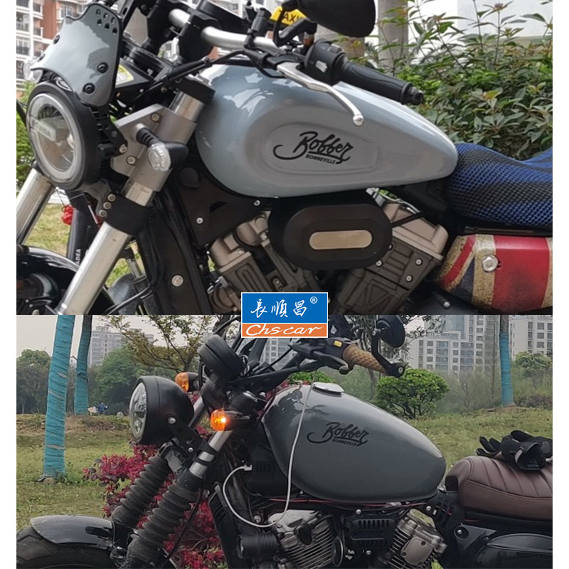 Suitable for Triumph Waterproof Reflective Fuel Tank Sticker Ginger La Moto Vintage Street Car Motorcycle Decal Scratch occlusion