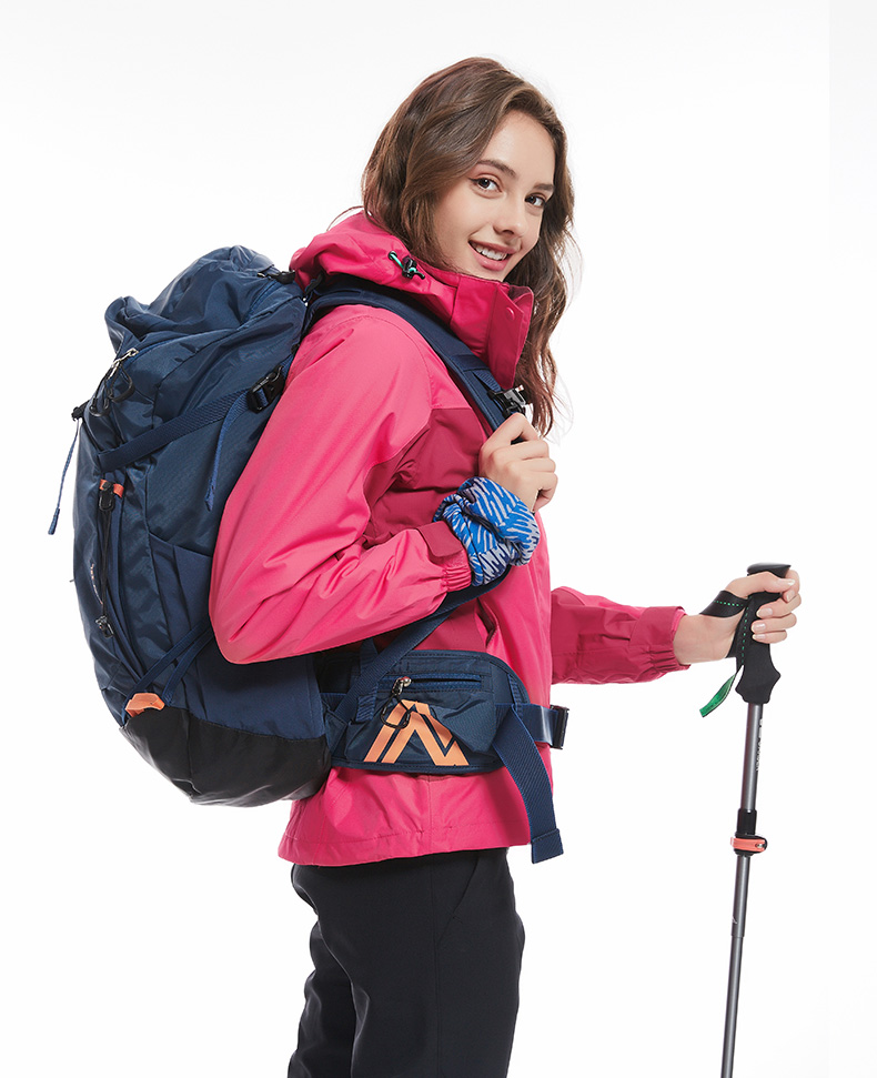 Mu Gaodi đi bộ ngoài trời hợp kim nhôm gấp thanh leo núi đi bộ dính kính viễn vọng chống mòn khóa trekking cực lạnh núi - Gậy / gậy gậy trượt tuyết