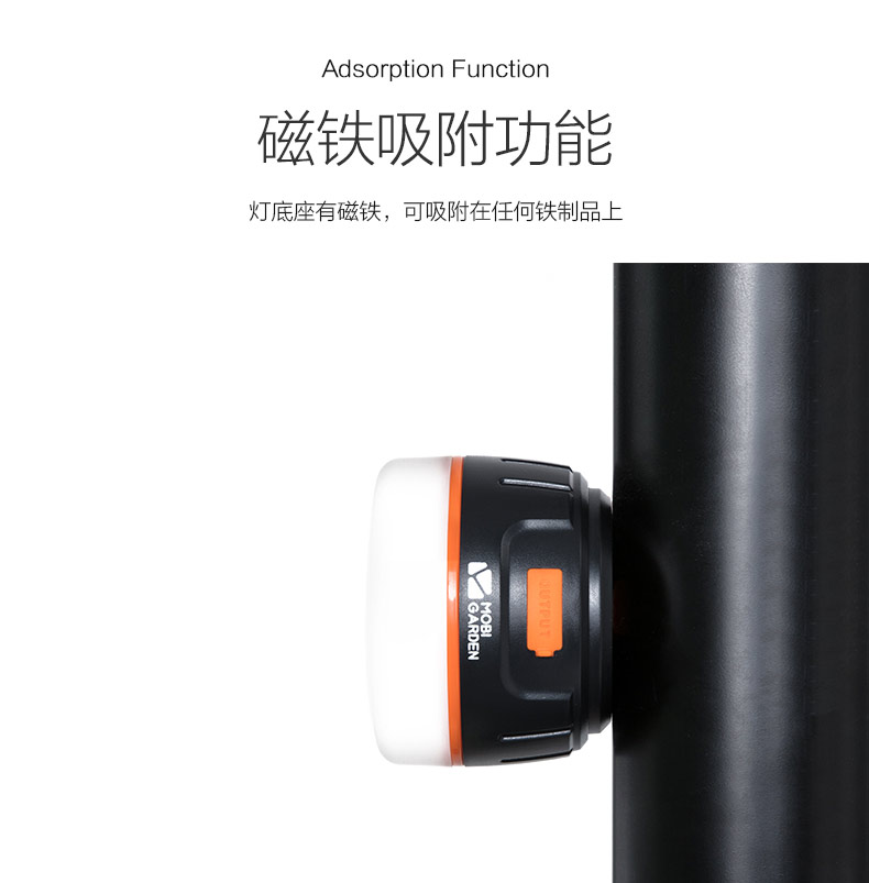 Mu Gaodi cắm trại ngoài trời cắm trại không thấm nước có thể sạc lại đèn LED chiếu sáng ngoài trời đèn lều treo đèn đèn pin xml t6