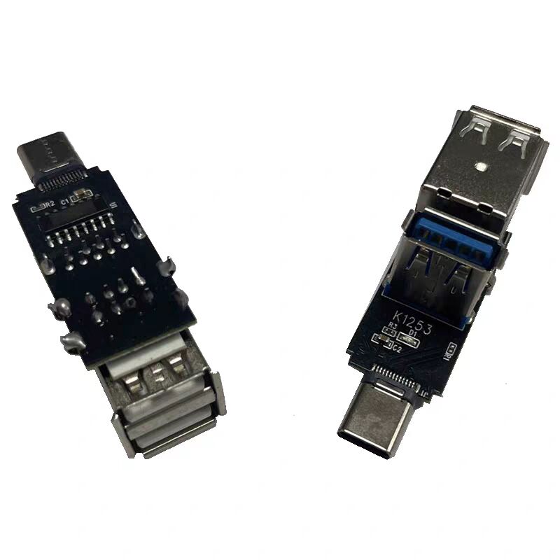 TYPE-C转1路USB3.0和2路USB2.0扩展模块TYPE-C HUB多口扩展分线器