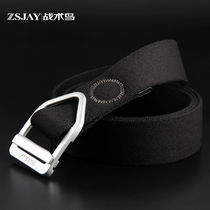 Tactical Bird V3 Bullet Tide Men's Canvas Belt New Korean Fashion Nylon Casual Jeans Belt