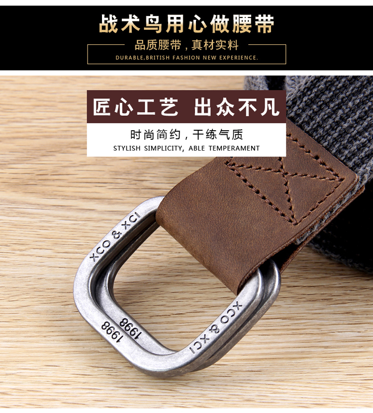 ZSJAY chiến thuật chim đàn ông đai vải nylon vành đai chiến thuật nam đai với vành đai dày ZS-S13 mua thắt lưng nam