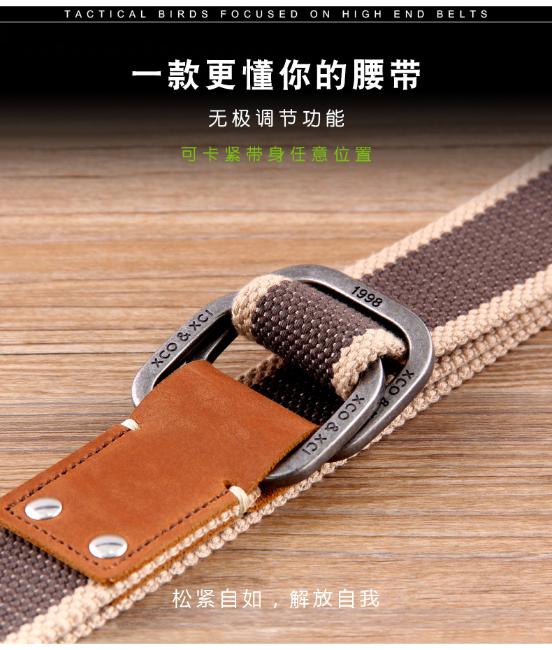 ZSJAY chiến thuật chim đàn ông đai vải nylon vành đai chiến thuật nam ZS-S4 (phiên bản nâng cấp) - Thắt lưng đai siết eo