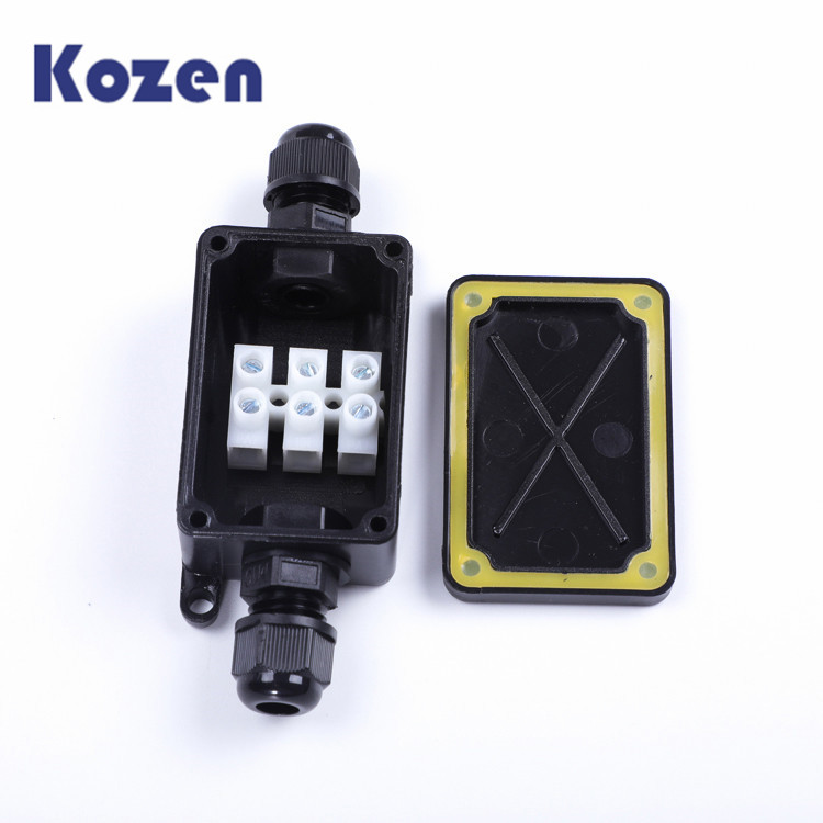 Waterproof Junction Box Mini One In One Out IP68 Plastic Outdoor Buried Cable Distribution Small Circuit Board Enclosure - Taobao