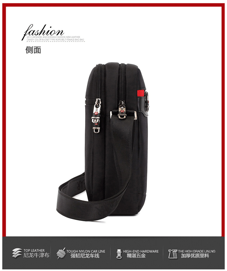 Thụy Sĩ quân đội dao đeo túi nam Oxford quay Messenger túi thể thao kinh doanh bình thường dọc nam túi phiên bản Hàn Quốc của túi nhỏ - Túi của con người túi balenciaga