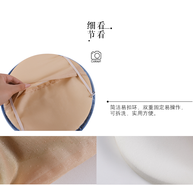 Mùa hè thoáng khí dày phân nhỏ đệm tròn thanh phân đệm chống trượt có thể giặt ghế có thể giặt đệm - Ghế đệm / đệm Sofa đệm ghế gỗ phòng khách đẹp
