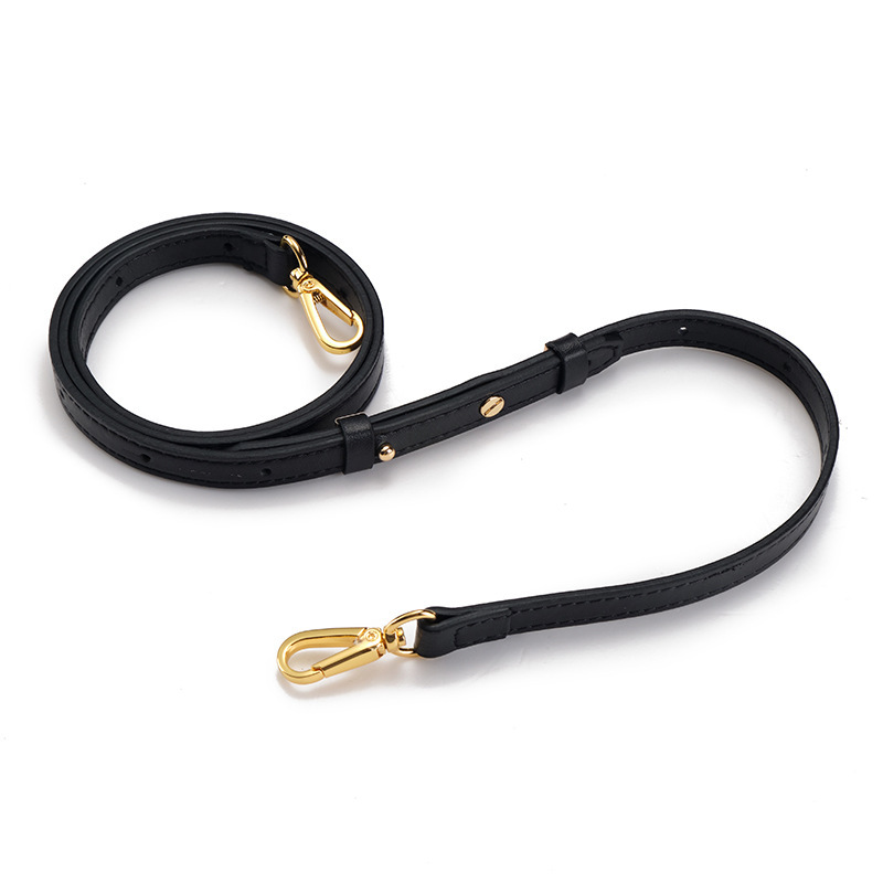 Mk Lock Adapter Strap Brown-Black Single Shoulder Accessory Handbag Strap Crossbody Bag Shoulder Strap 1.5 Width