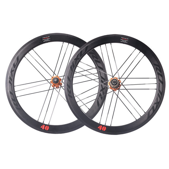 Rui Jackson Small Wheel Set Foldableing Car 20 Inch 406 451 Disc Brake V Brake Wheel Set G3 Straight Pull Wheel Hub P8 Modification