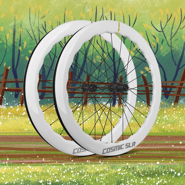 RUJIXU lightweight 700c road carbon knife wave rim 5045/5853 rim disc brake opening/vacuum wheel set