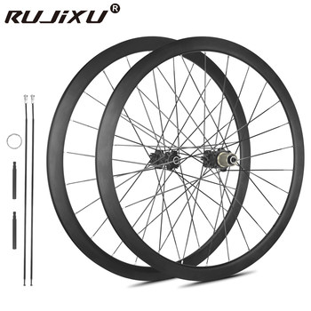 120-Spoke 700C Bicycle Disc Brake Road Wheelset, Off-Road Road Straight-Pull Wind-Breaking Wheelset, Six-Claw 3-Tooth