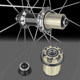 Retro Silver Road Wheel Set 700C120 Bearing Hub 40/50mm High Frame V/C Disc Brake Aluminum Alloy