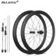 Unlabeled 700C Road V/C Rim Brake Aluminum Alloy Carbon Fiber Hub 6-Claw Straight Pull 120 Loud High Frame Rim Brake Wheel Set