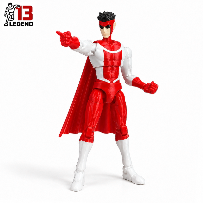 Thirteen Legendary Workshop Invincible Young Hero Figure All-Round Mark 3D Printed Multi-Jointed Movable Toy Doll Ornament