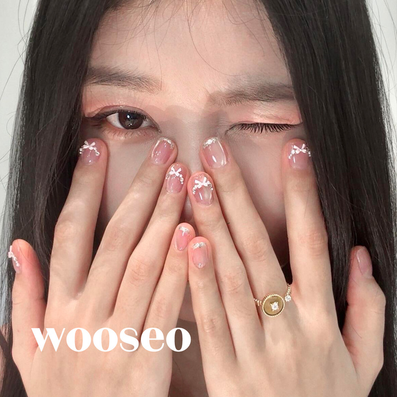 French Cat-Eye Press-On Nails, Short Style, 2026 New Model, High-End Feel, Summer Nail Patches, Stunning Handmade Press-On Nails