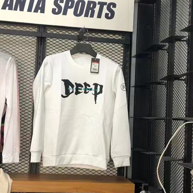 Broken code Anta sweater men's 2021 autumn new casual sweater round neck pullover sports long-sleeved men's sweater