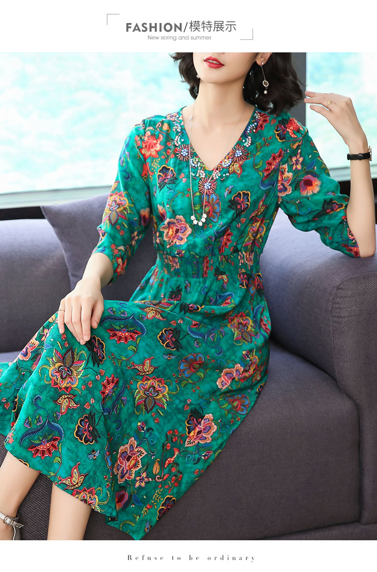 Robe femme en De la soie - Ref 3328148 Image 13