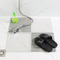Bathroom non-slip Mat toilet shower household plastic bath mat toilet waterproof hollow grid anti-drop mat