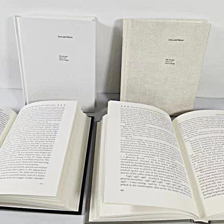 English Minimalist Style Fabric Cover Faux Book Model for Home Living Room Study Decoration, Book Can Be Flipped through
